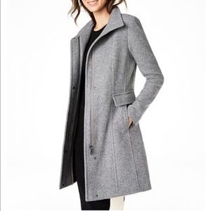 Calvin Klein Stand-Collar Walker Coat